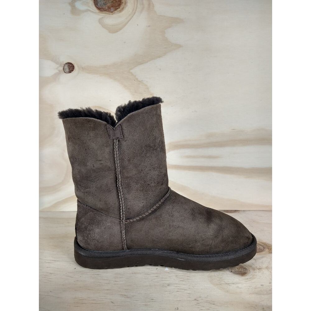 UGG Australia - Bailey Button - Boots - Brown/Black - Women's - 7 - Picture 5 of 8